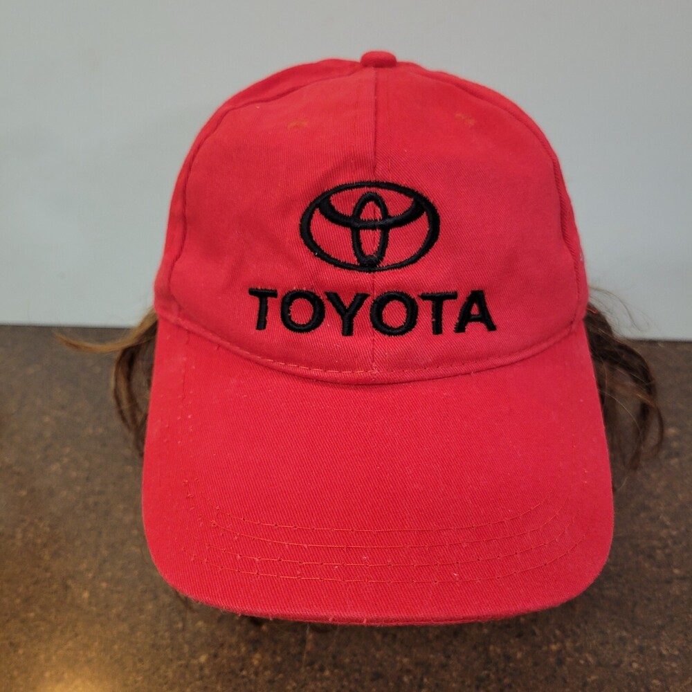 Toyota Western Washington Dealers Baseball Cap Mens Red Adjustable Strapback Hat